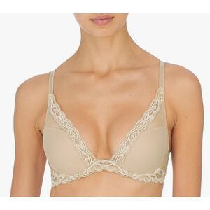 Natori Women Feathers Lace Plunge T-Shirt Bra - 30DDD